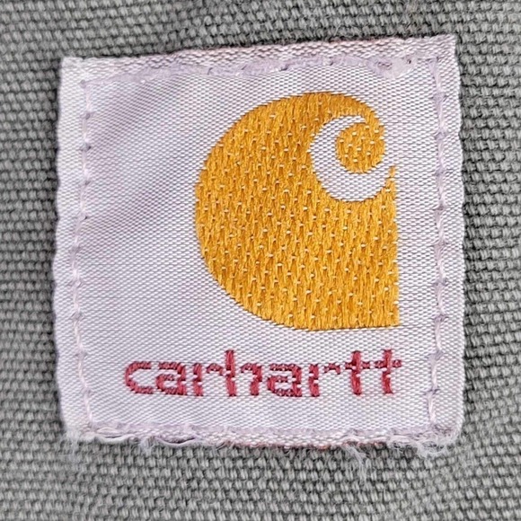 Carhartt Pants Green Heavy Canvas Size 40X30 Relaxed Work Straight Leg Cotton - Picture 6 of 9